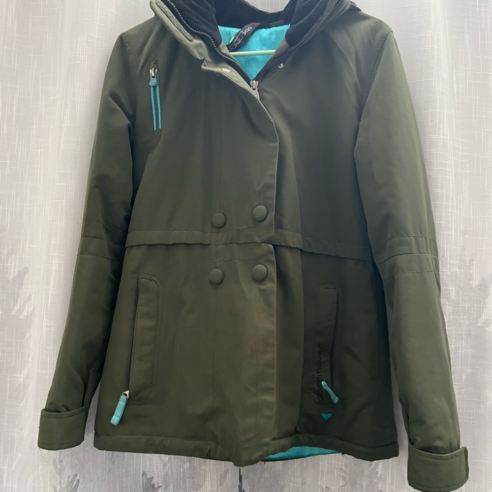 Obermeyer Olive Green Snowboarding Ski Jacket
